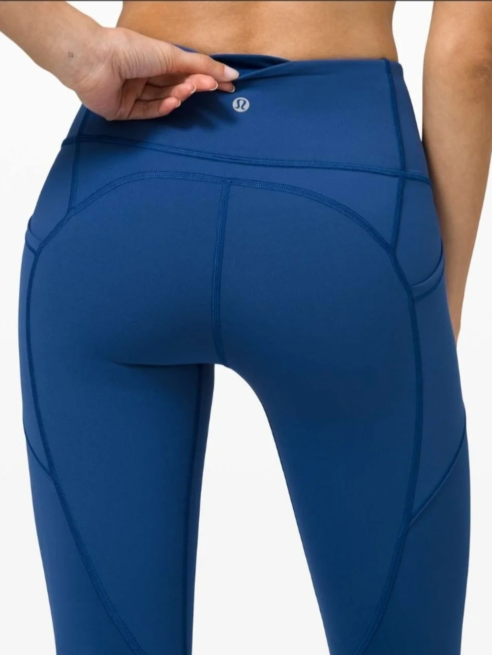 High-Waist Navy Active Leggings